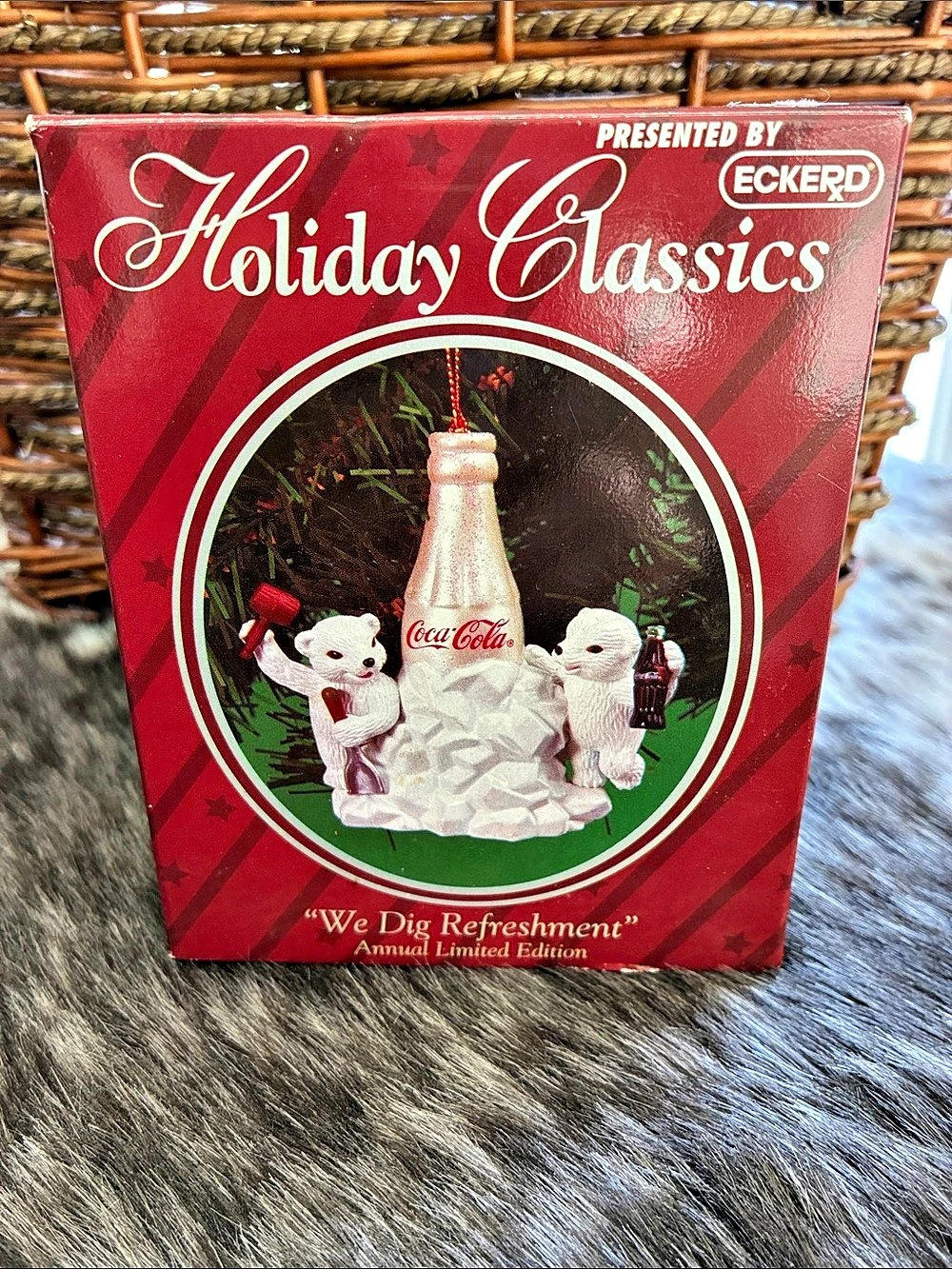 Coca-Cola Holiday Classics We Dig Refreshment Annual Limited Edition Ornament